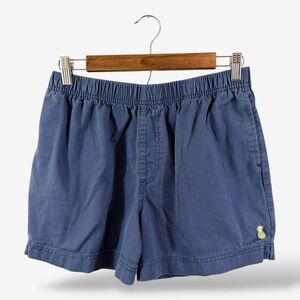 Chubbies Dad Shorts Size S Blue Cotton Embroidered Pineapple Pull On Waist